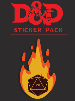 Dungeons and Dragons Sticker box &amp; Folder.
