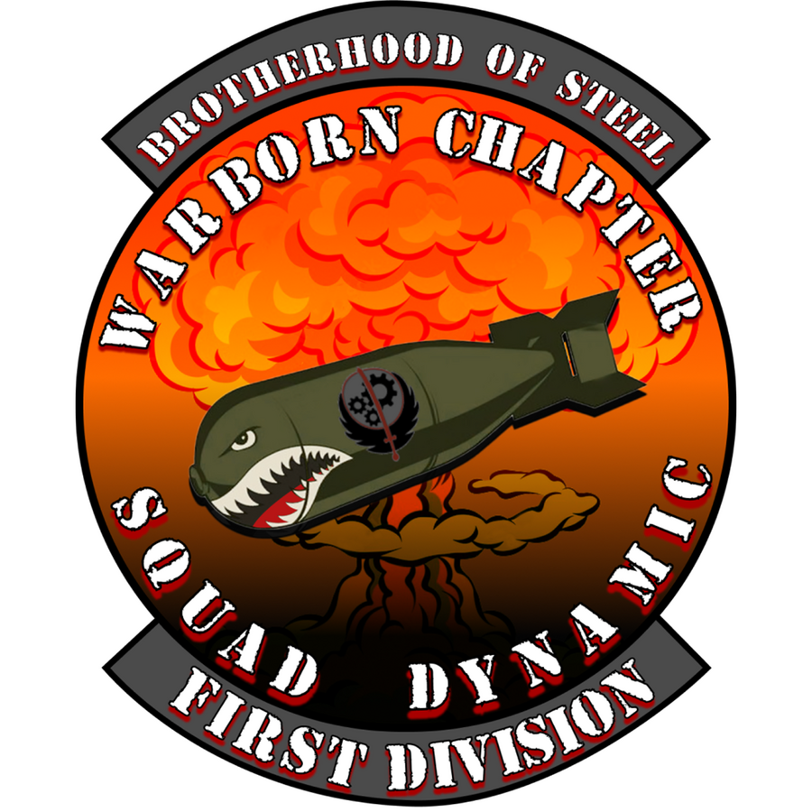 Fallout 76: BOS Squad Dynamic Patch Logo. Fallout 76: BOS Squad Dynamic Patch Logo.