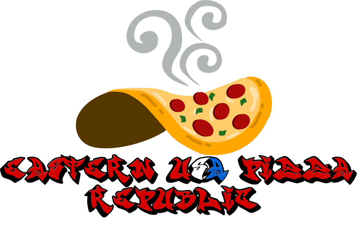 Eastern USA Pizza Republic Logo. Eastern USA Pizza Republic Logo.